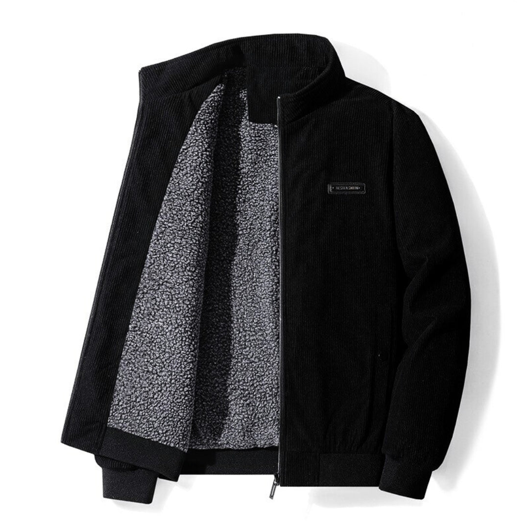 Waterdichte Heren Jas Corduroy Warm en Stijlvol voor Herfst Winter
