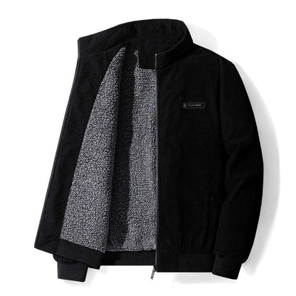 Waterdichte Heren Jas Corduroy Warm en Stijlvol voor Herfst Winter