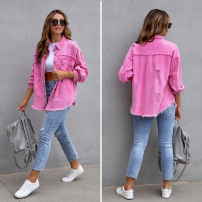 Vintage Leren Jas voor Dames