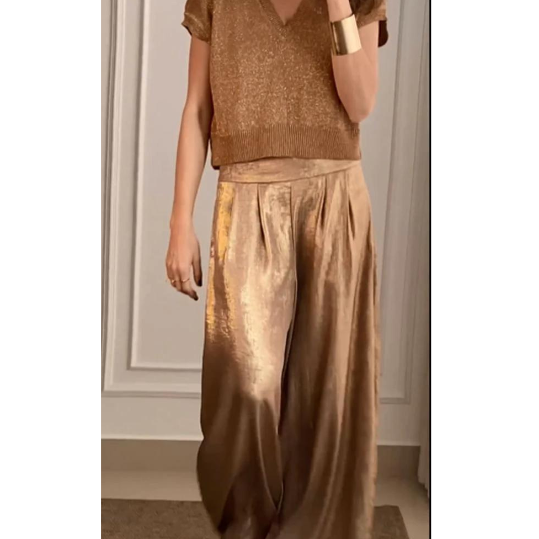 Dames Set Top en Broek Elegante Hoge Taille Collectie - StudioMarella