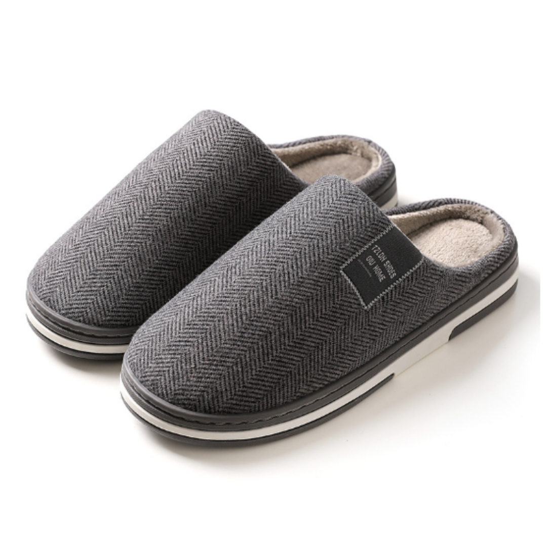 Heren Pantoffels Zacht en Warm met Antislip Zool
