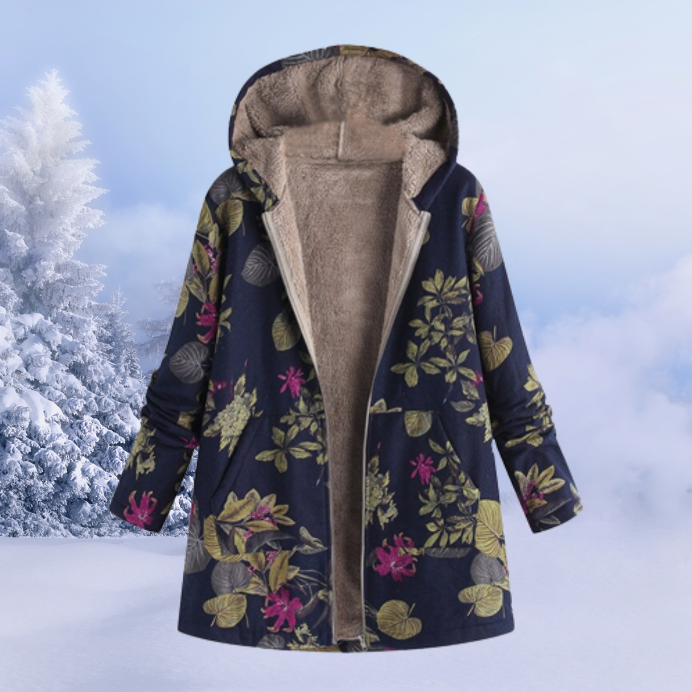 Dames Winter Set Bloemenprint Warme Kleding - StudioMarella