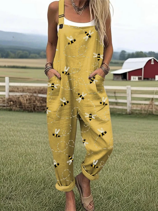 Dames Lichtgewicht Overall Vintage Stijl - StudioMarella
