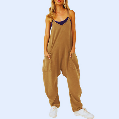Vrouwelijke Zomerjurk Relaxt Baggy Jumpsuit