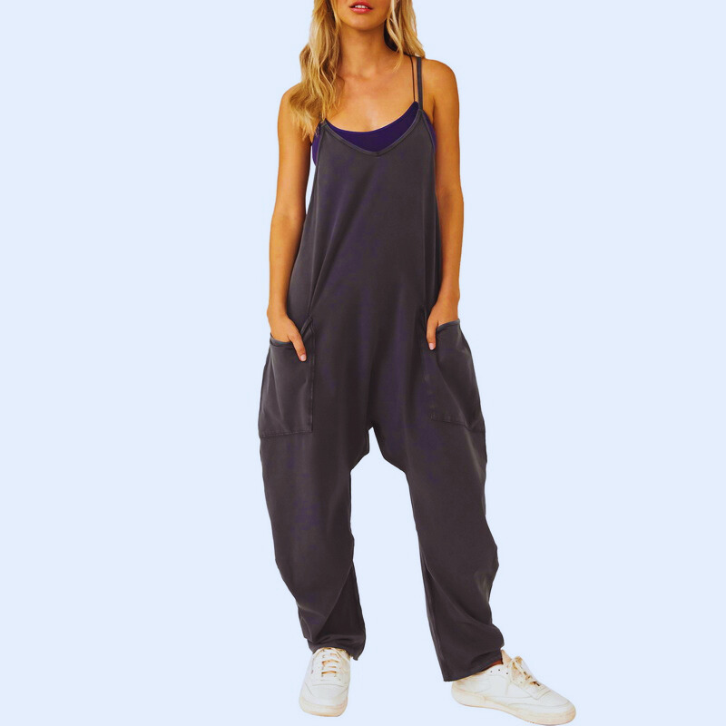 Vrouwelijke Jumpsuit Baggy Comfortabel Relaxed Fit