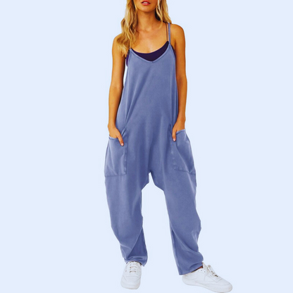 Vrouwelijke Zomerjurk Relaxt Baggy Jumpsuit