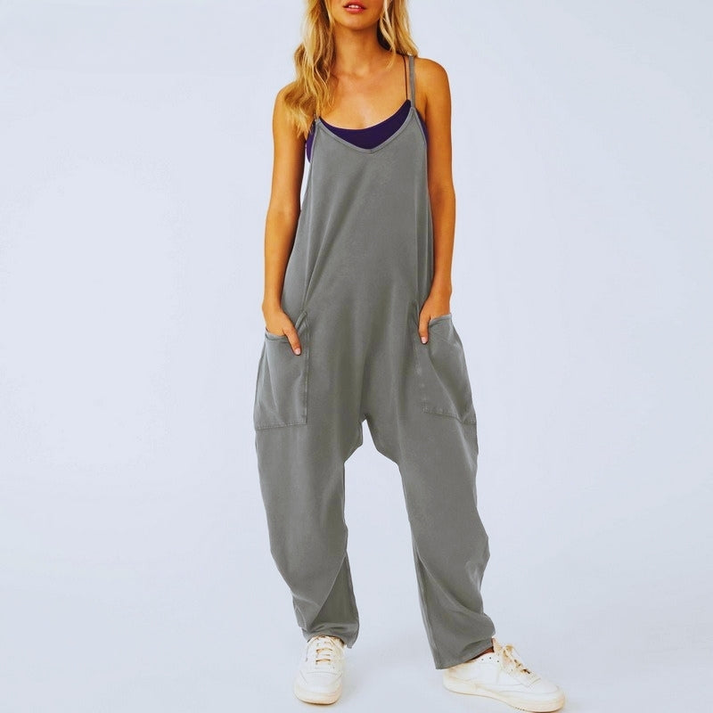 Vrouwelijke Zomerjurk Relaxt Baggy Jumpsuit