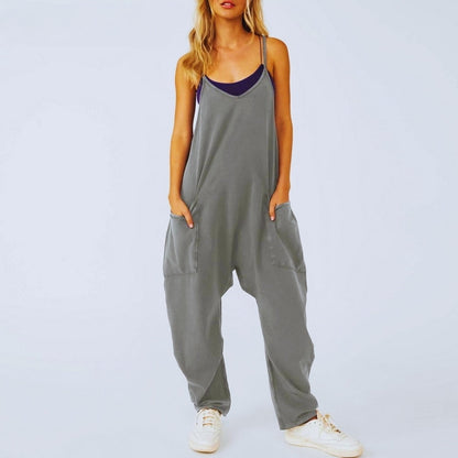 Vrouwelijke Zomerjurk Relaxt Baggy Jumpsuit