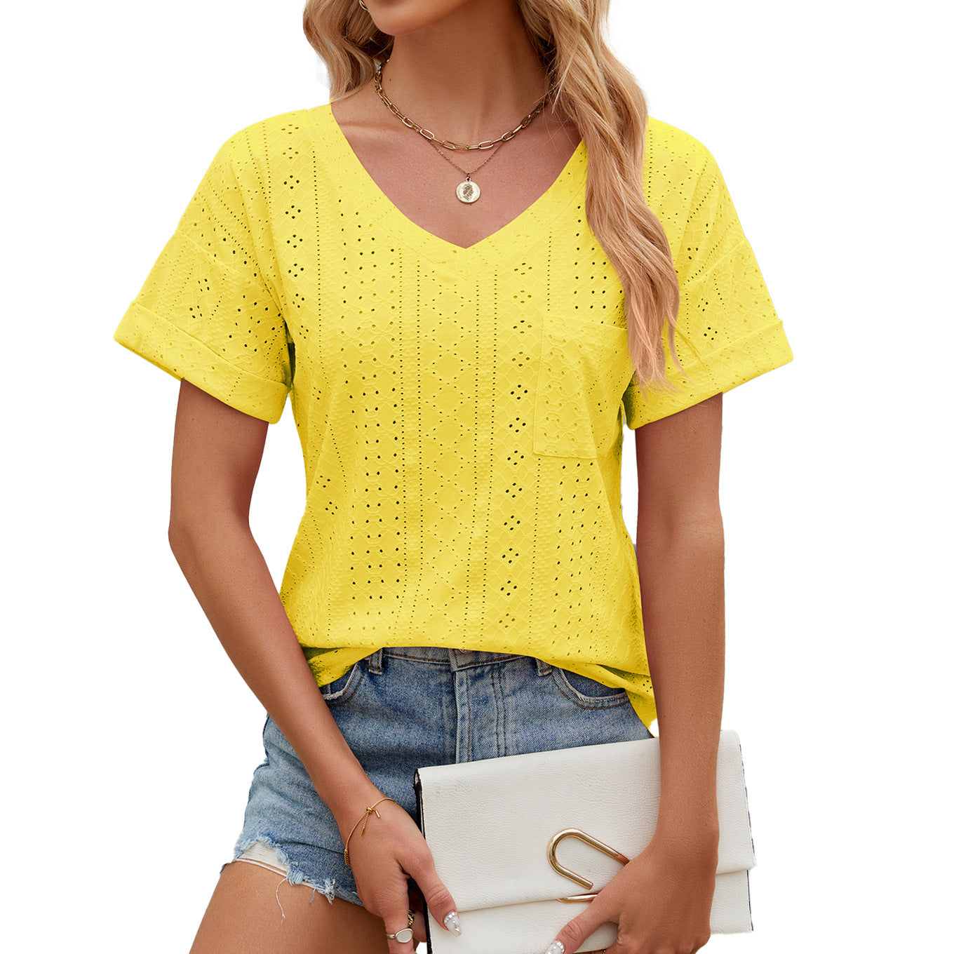 Vrouwelijke Top Elegante Comfortabel