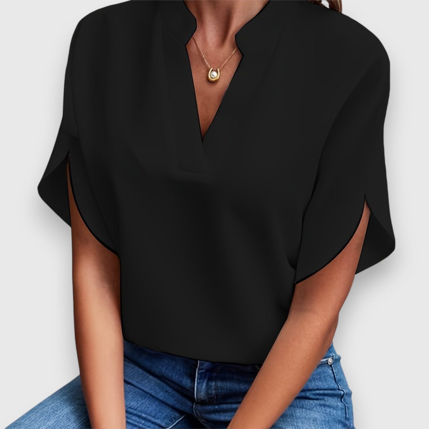 Dames Blouse Elegante Pasvorm Chiffon