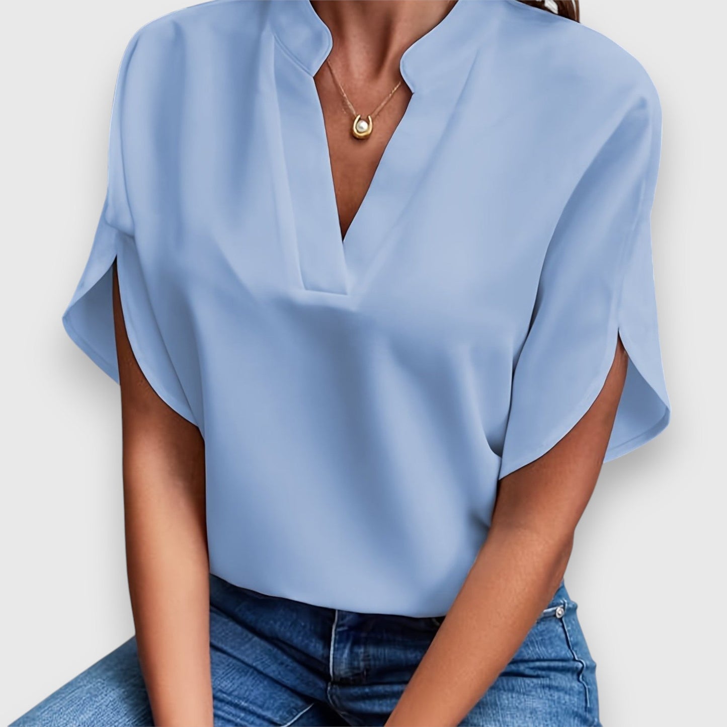 Dames Blouse Elegante Pasvorm Chiffon