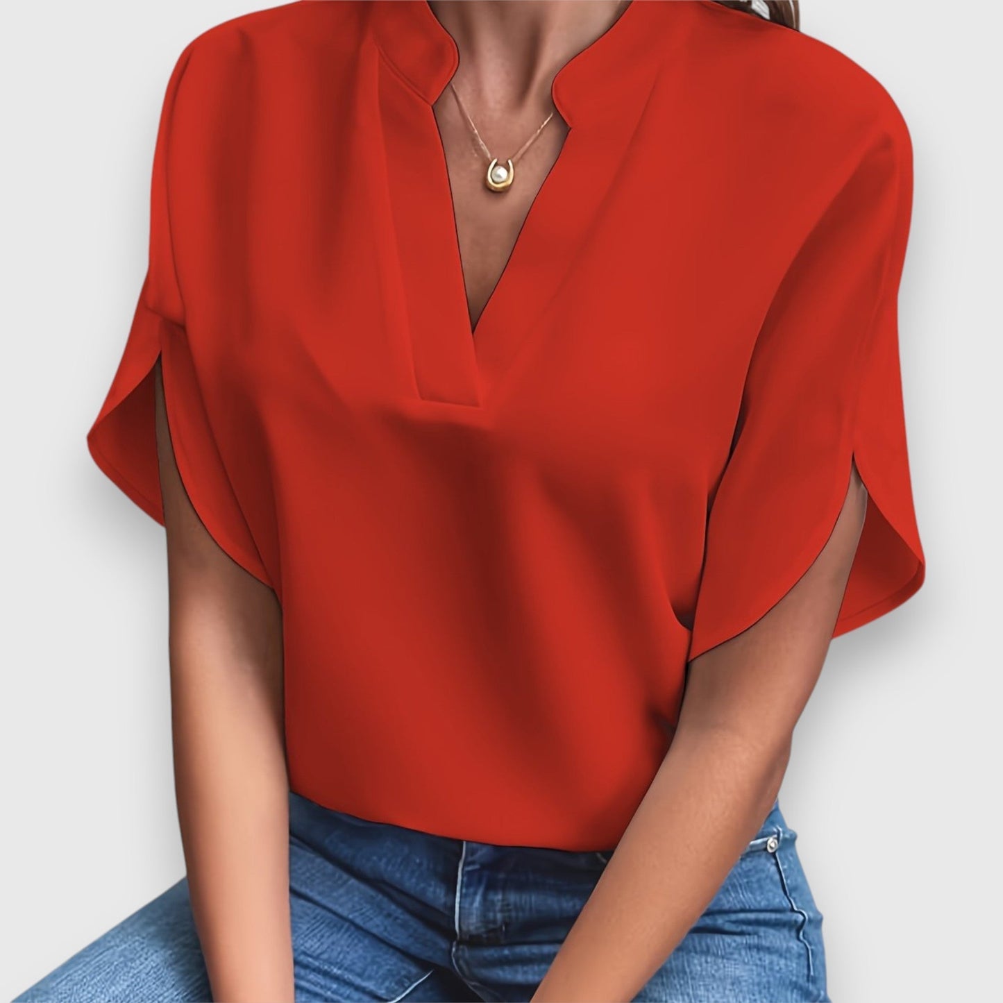 Dames Blouse Elegante Pasvorm Chiffon