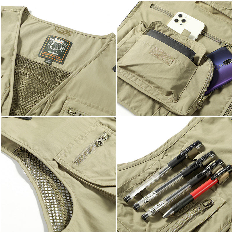 Vento | Praktisch Multi Pocket Zomerweste voor Outdoor Activiteiten 6