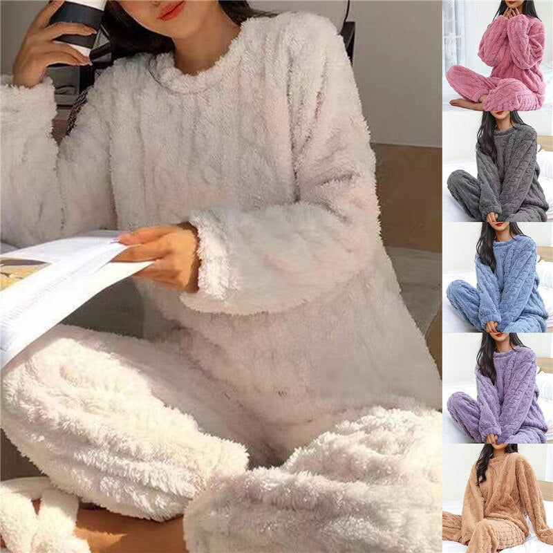 Dames Pyjama Fleece Comfortabele Pasvorm - StudioMarella
