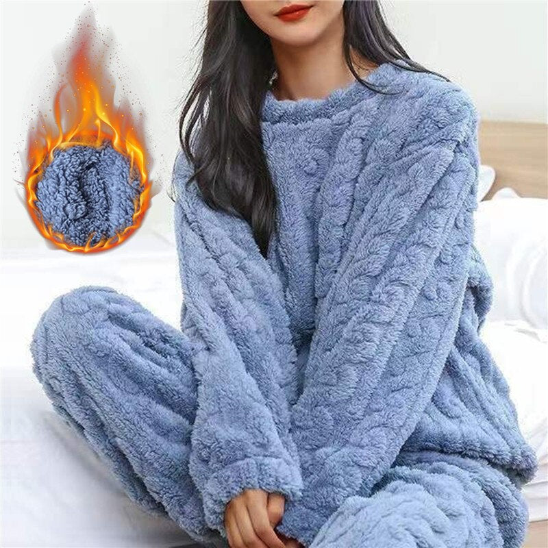 Dames Pyjama Fleece Comfortabele Pasvorm