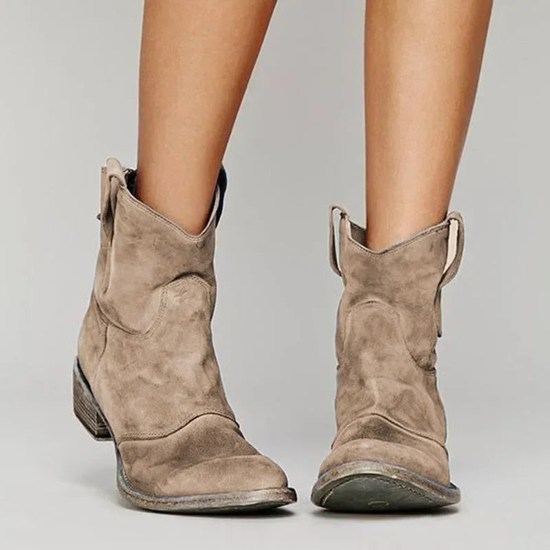 Dames Cowboylaarzen Kort Model Western Stijl