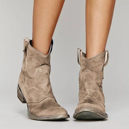 Dames Cowboylaarzen Kort Model Western Stijl