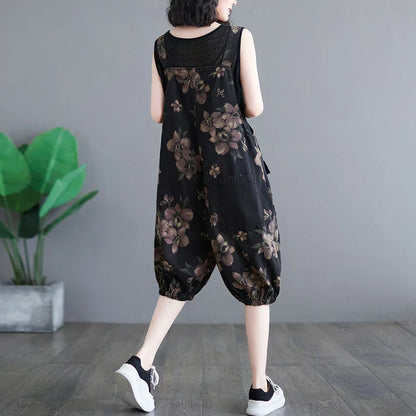 Dames Vintage Denim Jumpsuit Retro Stijl