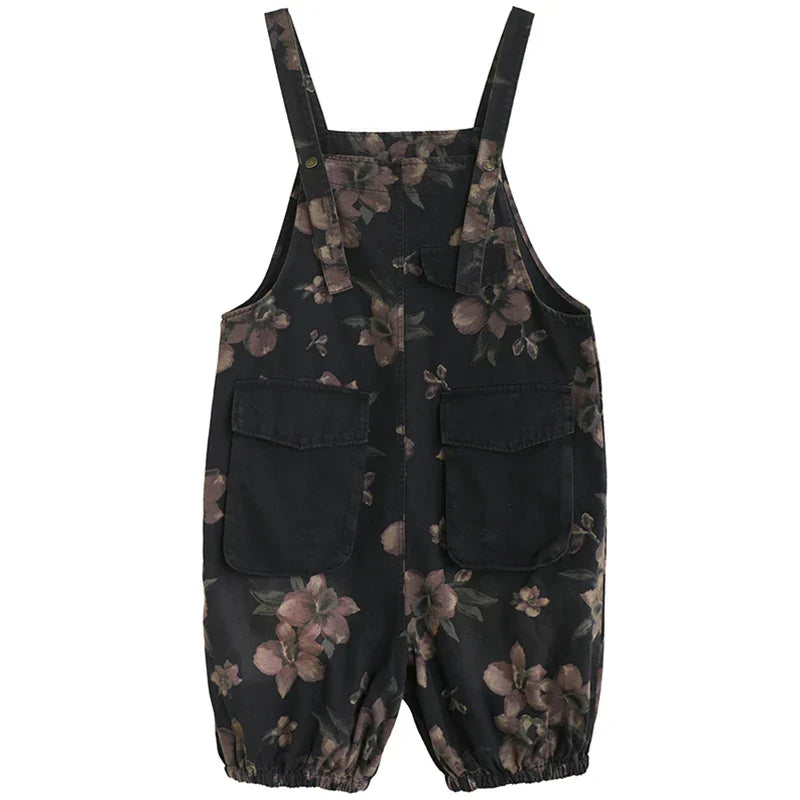 Dames Vintage Denim Jumpsuit Retro Stijl