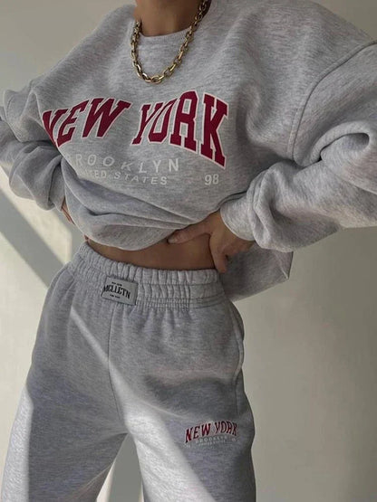 Heren Trui Katoenmix New York Style Groot Maat