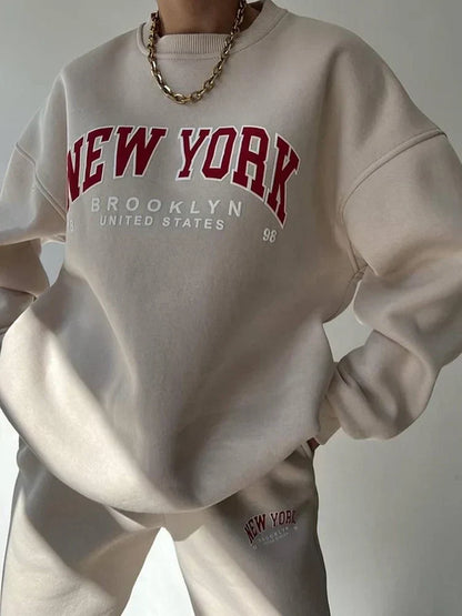 Heren Trui Katoenmix New York Style Groot Maat