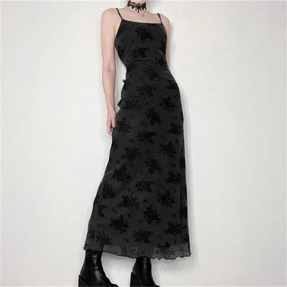 Zwarte Mesh Jurk Zomerjurk Backless Straaplus - StudioMarella