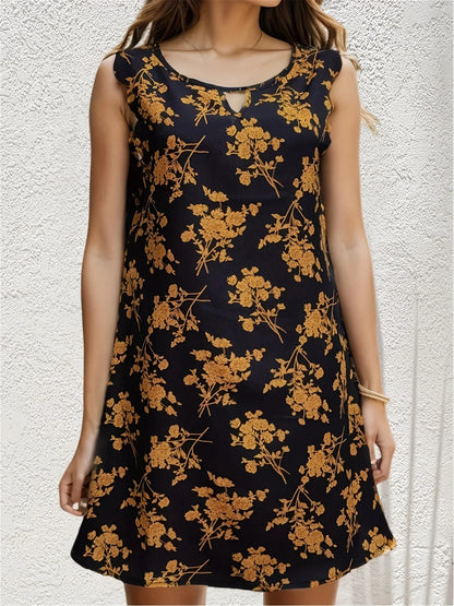 Zomerjurk Bloemenprint Mini Jurk Vrouwelijk