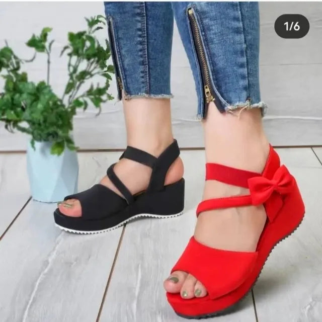 Dames Sandalen met Sleehak Zomer Collectie