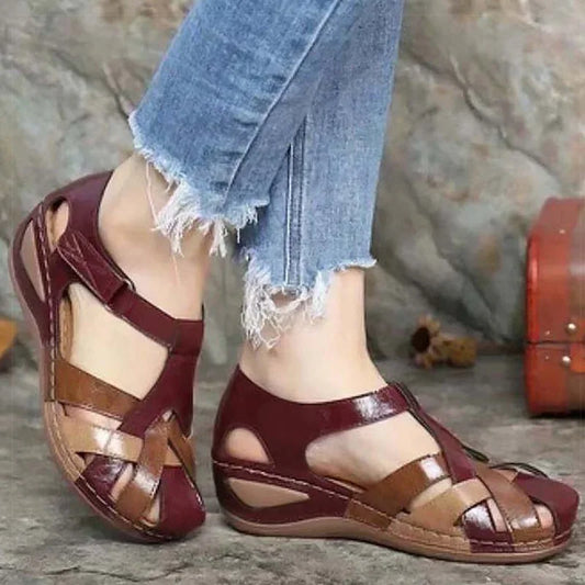 Zomer Sandalen Lage Hakken Comfortabele Mode Dameschoenen - StudioMarella