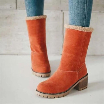 Dames Laarzen Stijlvolle Comfortabele Lage Hak