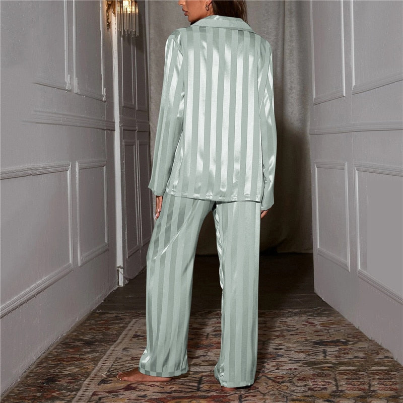 Dames Slaapset Fleurpyjama Luxe Nachtmode voor Vrouw