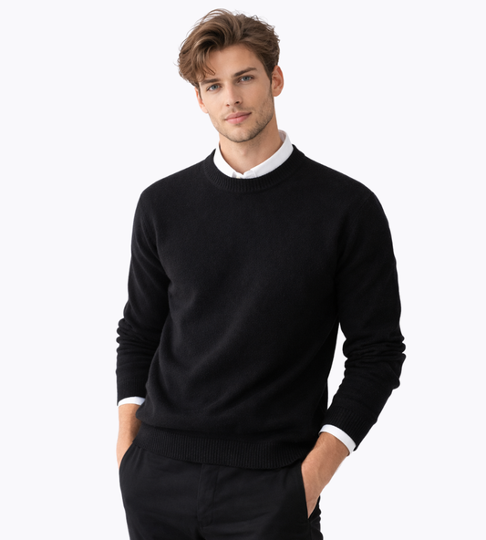 Merino Wollen Sweater Heren Warm en Comfortabel - StudioMarella