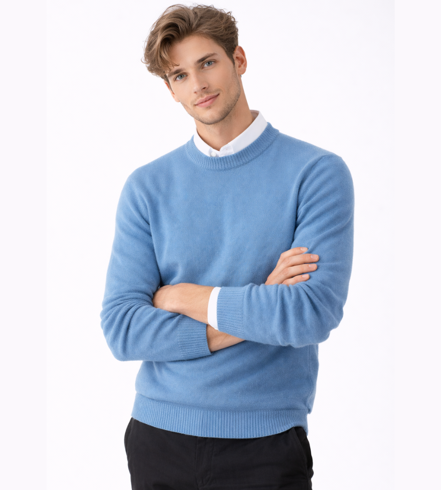 Merino Wollen Sweater Heren Warm en Comfortabel