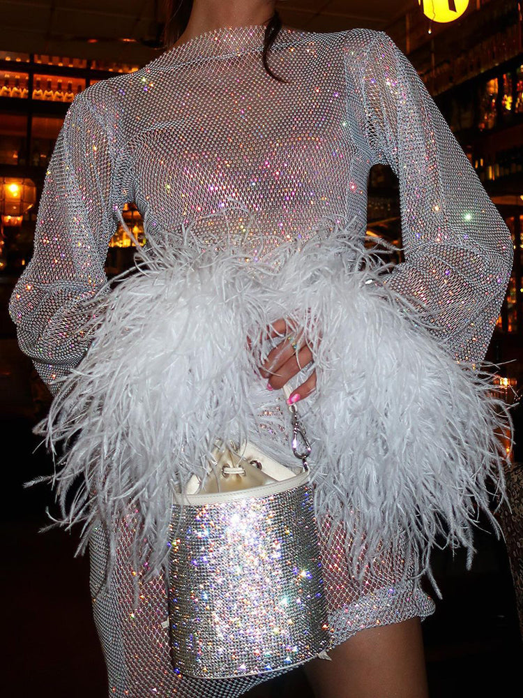 Wendy | Avondjurk Dames - Elegante Mesh Details, Perfect voor Avonden en Feesten 1