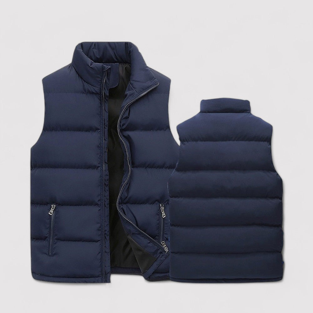 Wilhelm Gilet Met Hoge Kraag Elegante Stijl