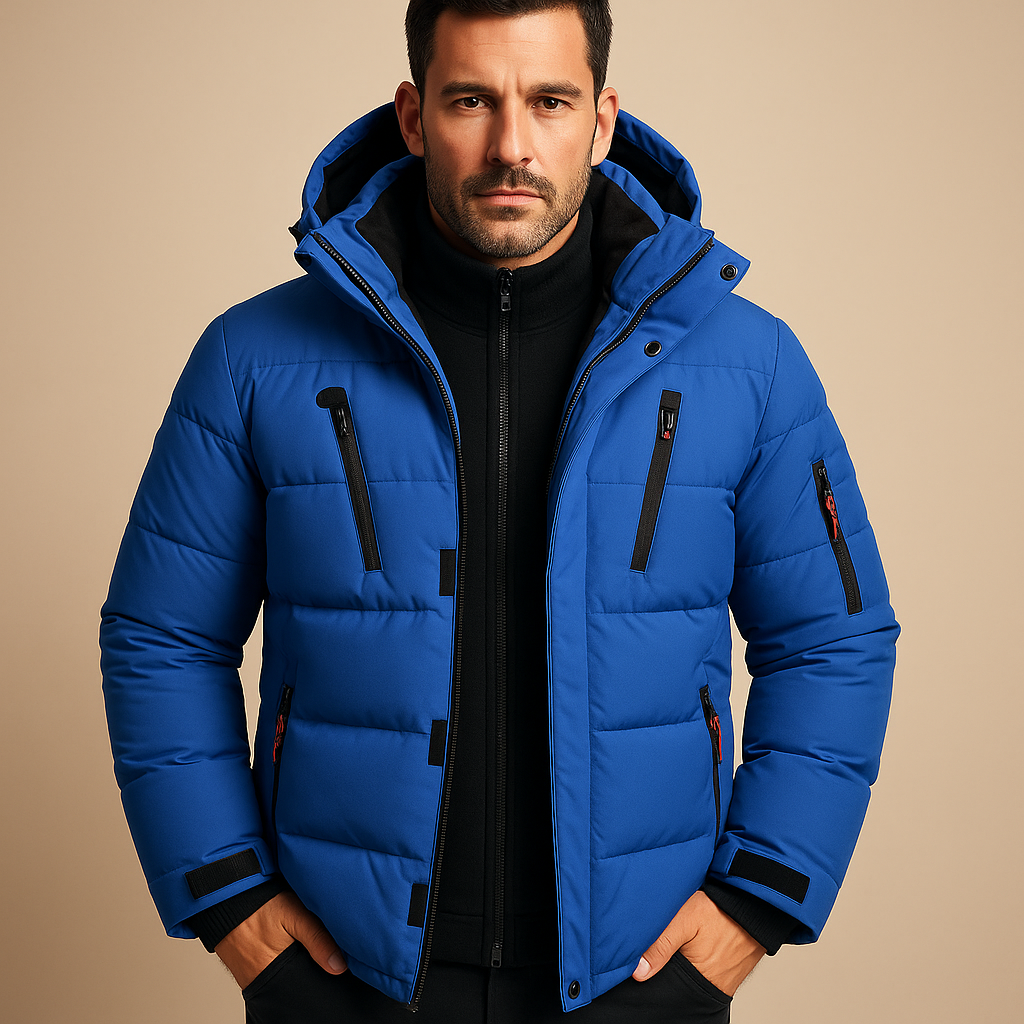 Heren Winterjas Waterdicht Warm Verstelbare Capuchon - StudioMarella