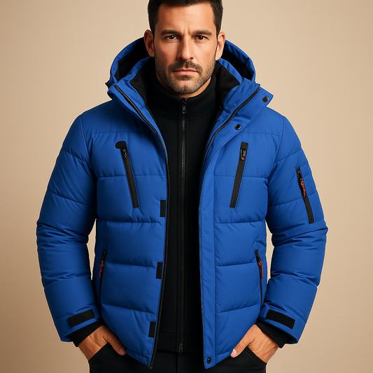 Heren Winterjas Waterdicht Warm Verstelbare Capuchon - StudioMarella