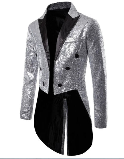 Glitterrok Heren Pailletten Avondkleding Feestelijk - StudioMarella