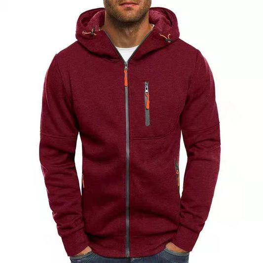 Heren Hoodie Zwart ComfortabelCasual Design - StudioMarella