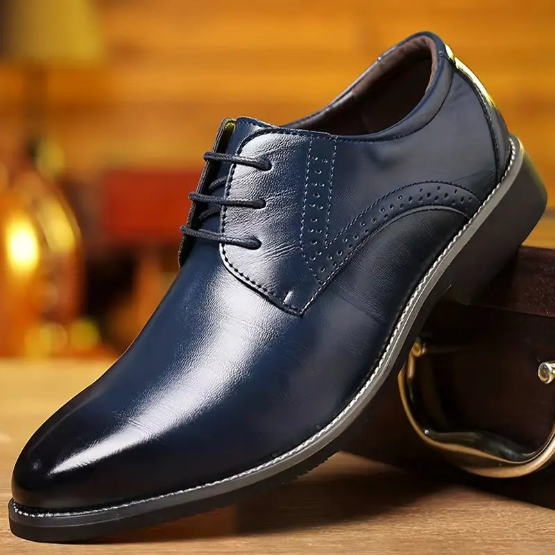 Heren Kostuumschoenen van Kalfsleer, Elegant Zakelijk Design - StudioMarella