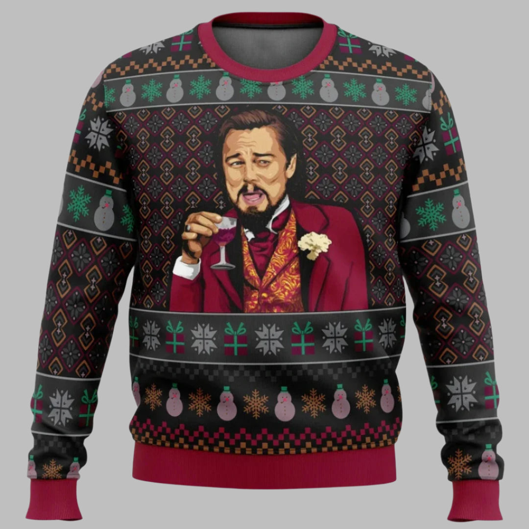 Kersttrui Heren Zachte Stof Met Feestelijke Motieven