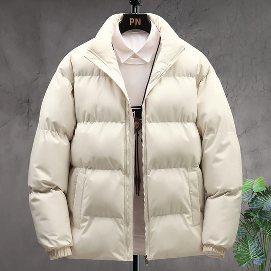 Heren Winterjas Warm Fluweel Voering Casual Model - StudioMarella