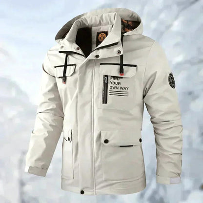 Heren Winterjas Waterdicht met Afneembare Capuchon - StudioMarella
