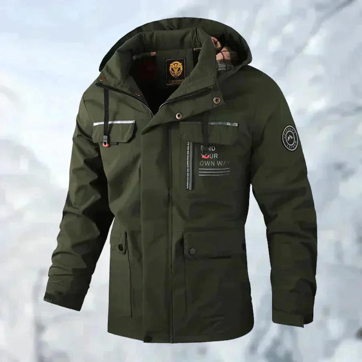 Heren Winterjas Waterdicht met Afneembare Capuchon