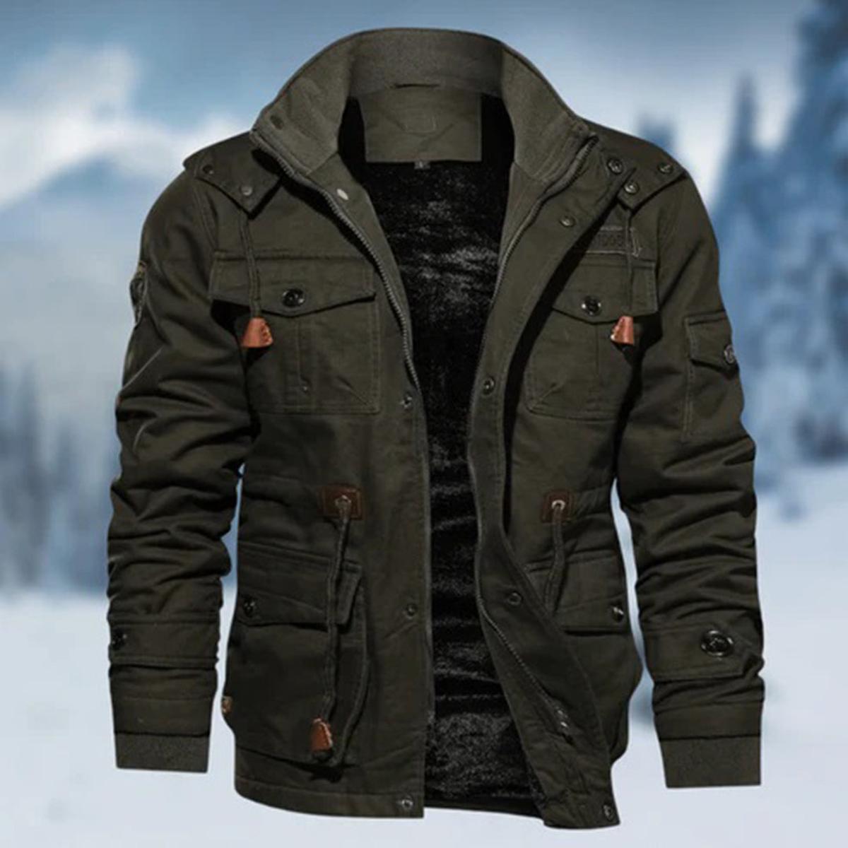 Heren Winterjas Waterdicht Warm met Vezel Filling