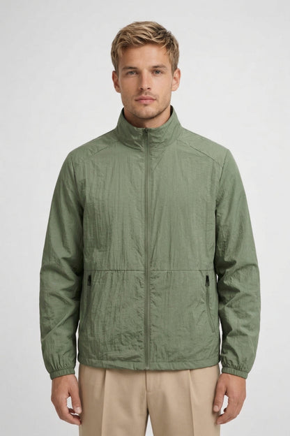 Heren Windbreaker Lichtgewicht Waterdicht met Rits