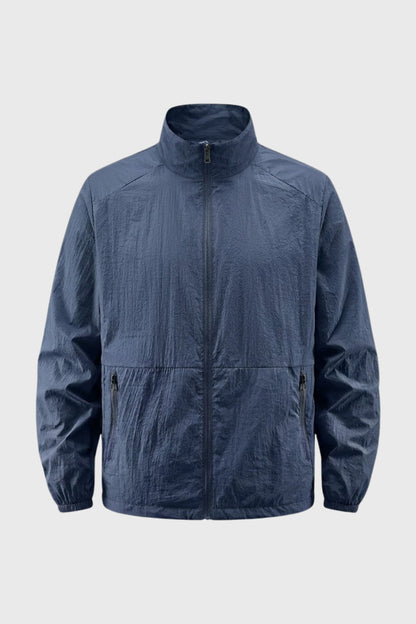 Heren Windbreaker Lichtgewicht Waterdicht met Rits