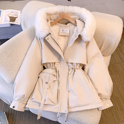Dames Winterjas Elegante Lange Coat
