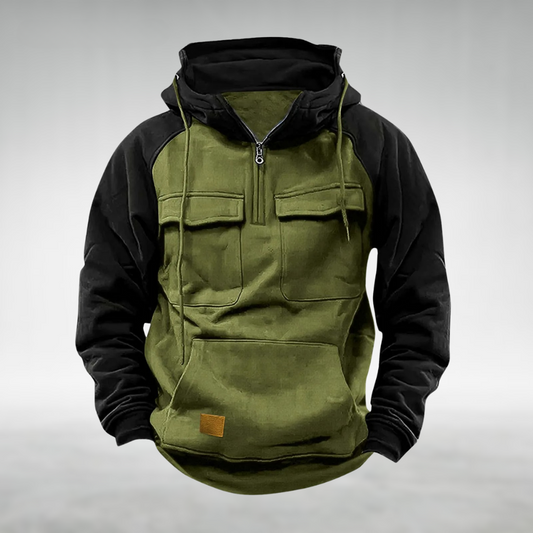 Heren Outdoor Hoodie Duurzaam en Waterafstotend - StudioMarella