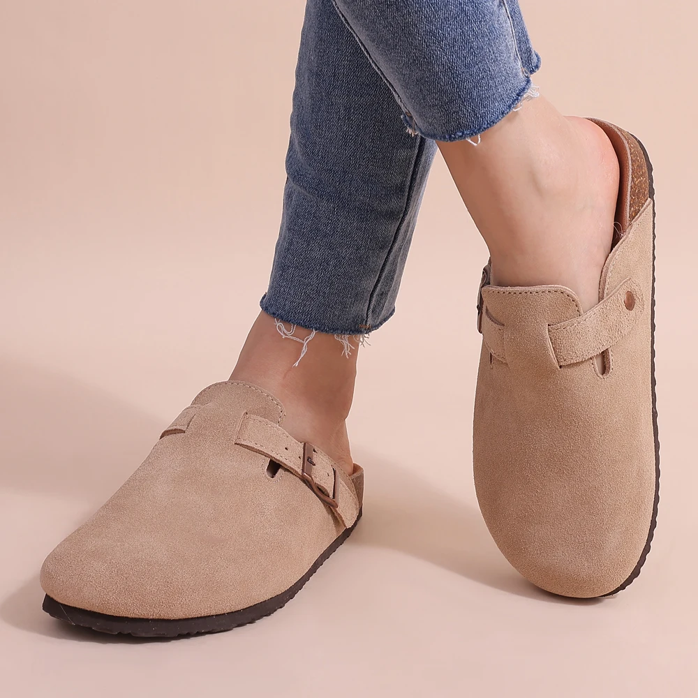 Dames Sandalen Orthopedisch Comfortabel Suède - StudioMarella